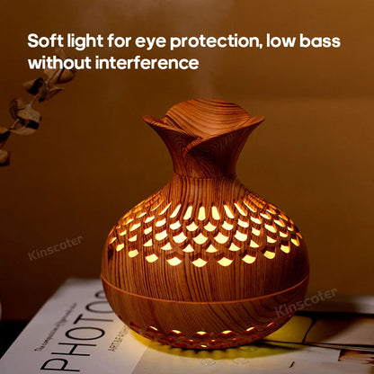 AromaVase 300ml Wood Grain Diffuser